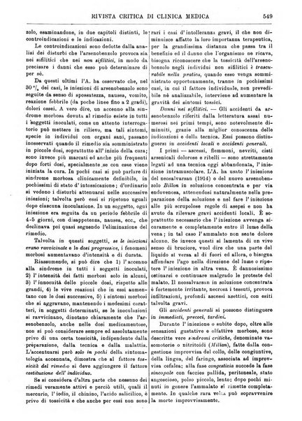 Rivista critica di clinica medica