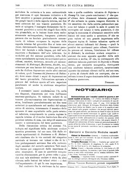 Rivista critica di clinica medica