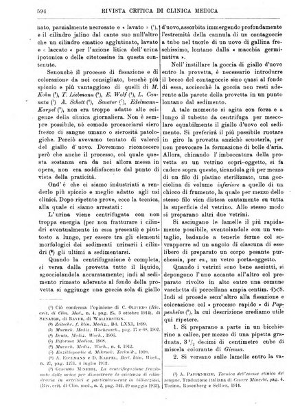 Rivista critica di clinica medica