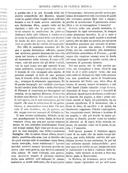 Rivista critica di clinica medica