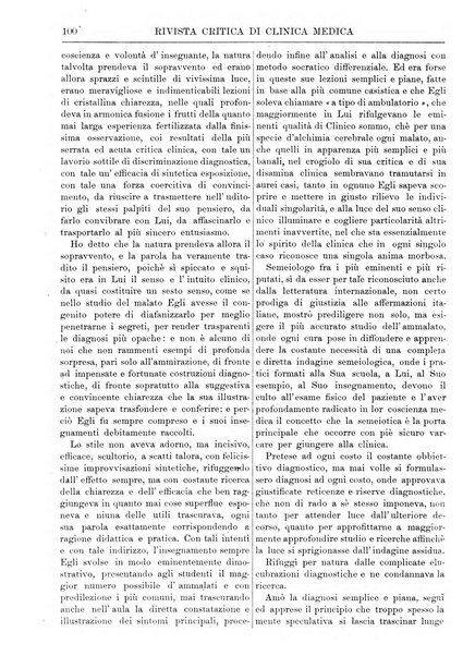 Rivista critica di clinica medica