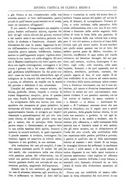 Rivista critica di clinica medica