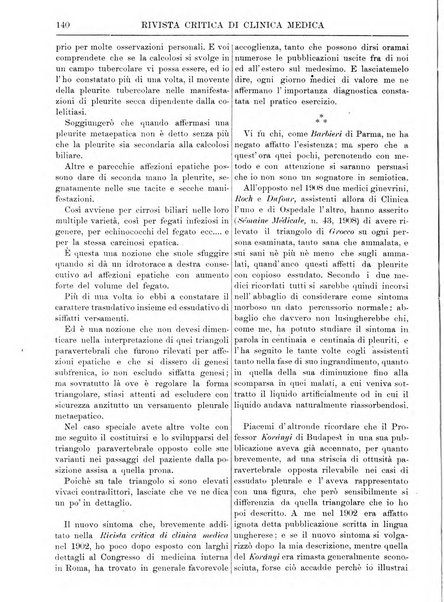 Rivista critica di clinica medica