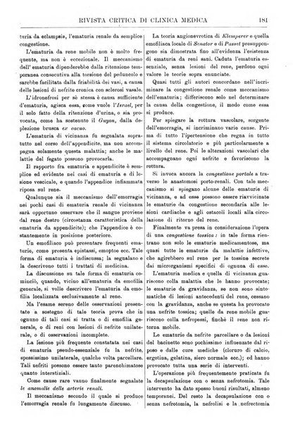 Rivista critica di clinica medica