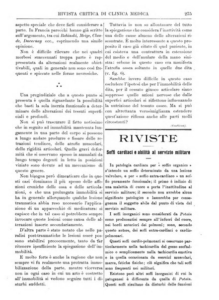 Rivista critica di clinica medica