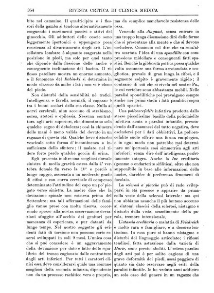 Rivista critica di clinica medica