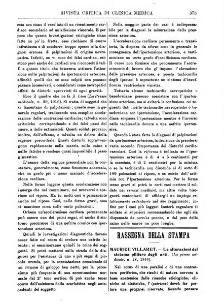 Rivista critica di clinica medica