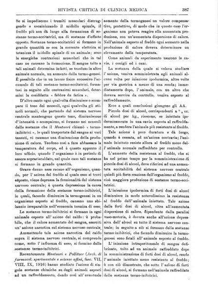 Rivista critica di clinica medica