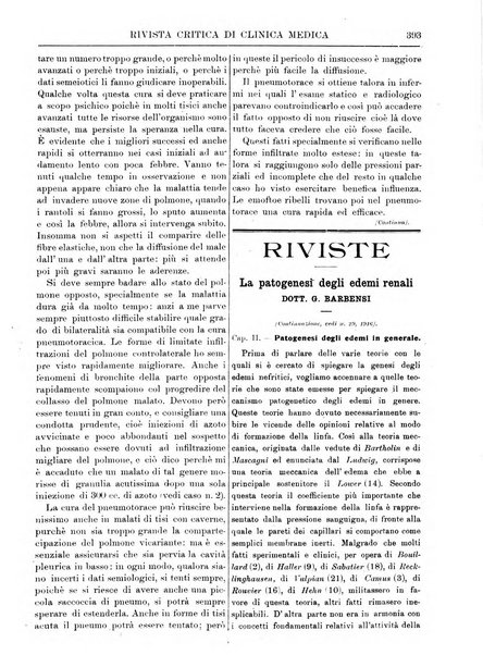 Rivista critica di clinica medica