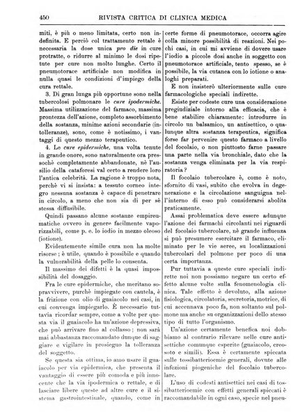 Rivista critica di clinica medica