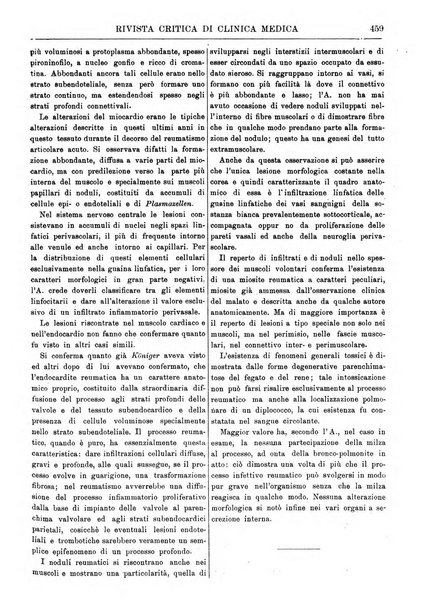 Rivista critica di clinica medica