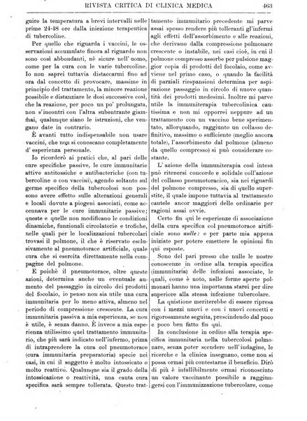 Rivista critica di clinica medica