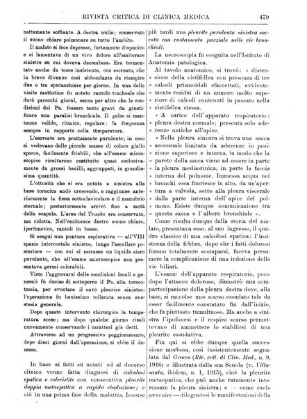 Rivista critica di clinica medica