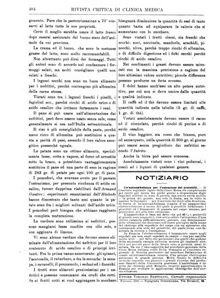 Rivista critica di clinica medica