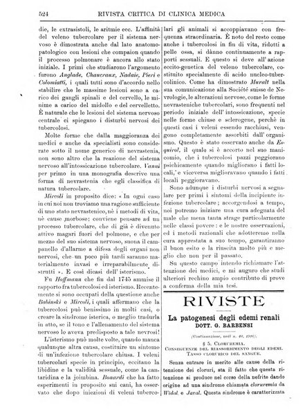 Rivista critica di clinica medica