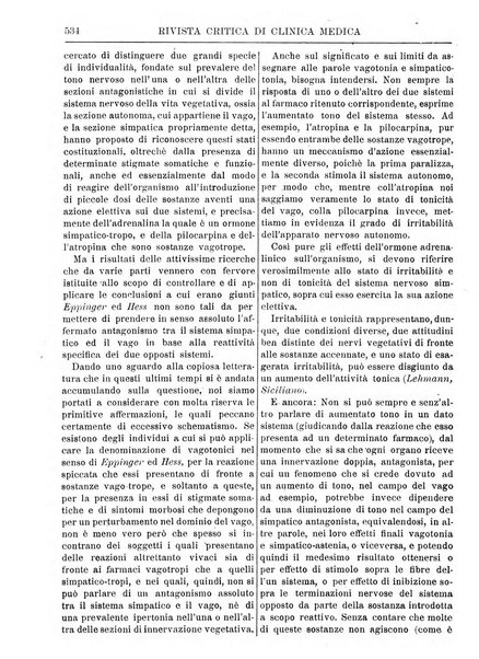 Rivista critica di clinica medica