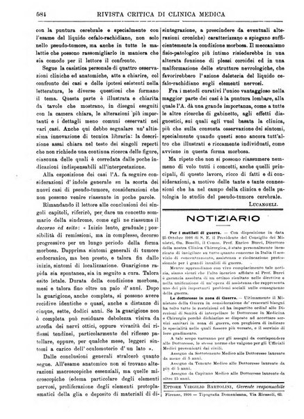 Rivista critica di clinica medica