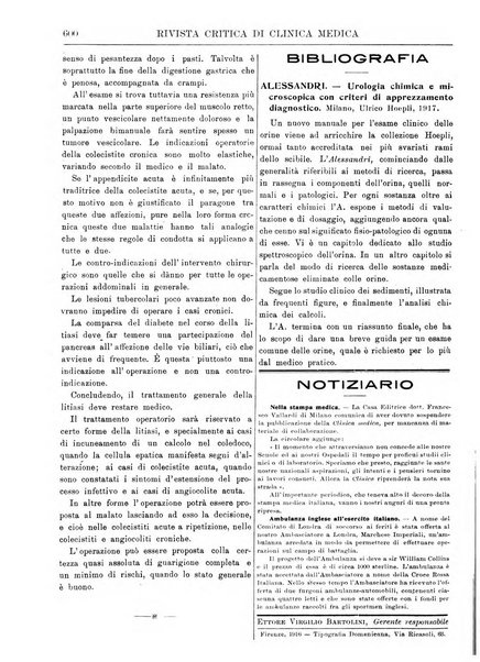 Rivista critica di clinica medica