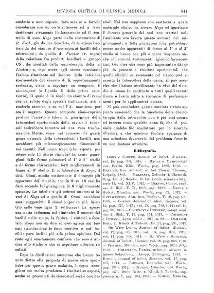 Rivista critica di clinica medica