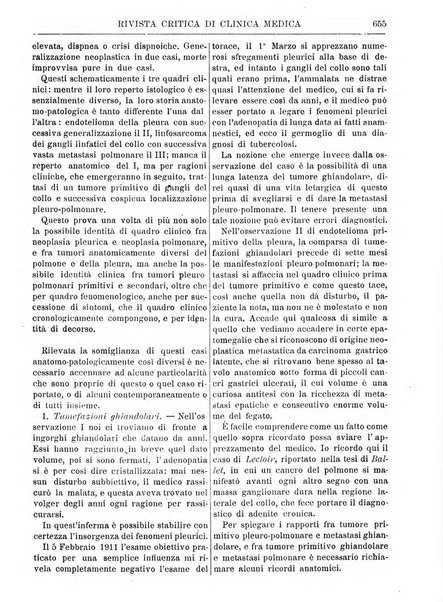 Rivista critica di clinica medica