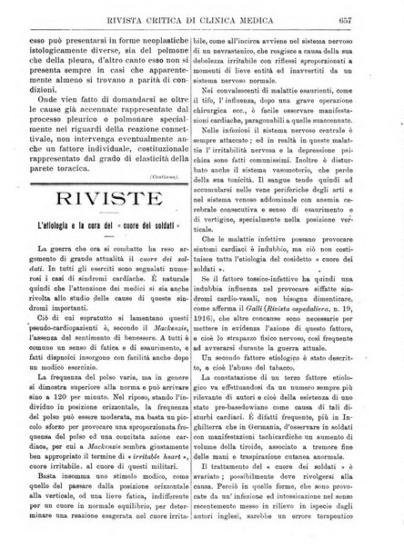 Rivista critica di clinica medica