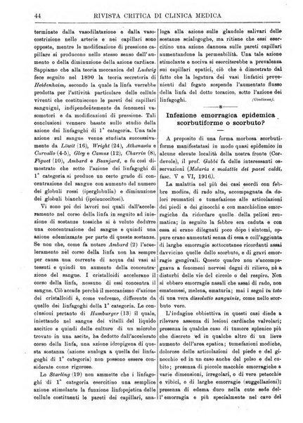 Rivista critica di clinica medica