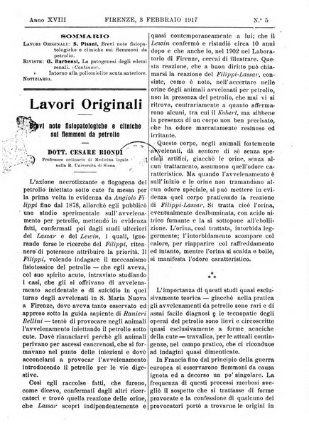 Rivista critica di clinica medica