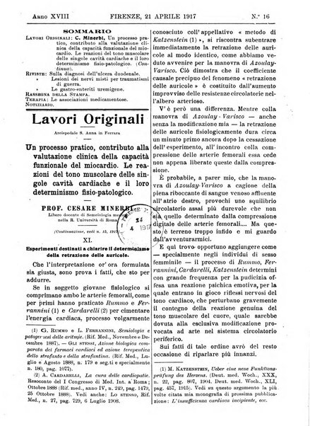 Rivista critica di clinica medica