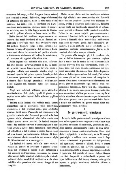 Rivista critica di clinica medica