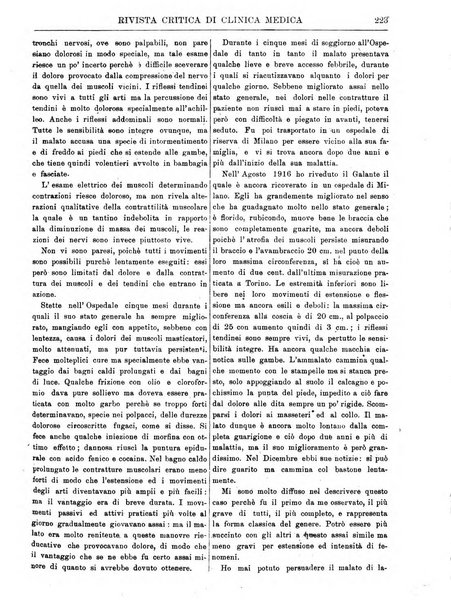 Rivista critica di clinica medica