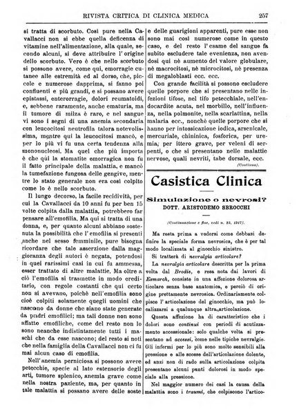 Rivista critica di clinica medica