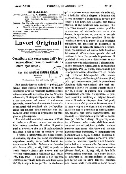 Rivista critica di clinica medica