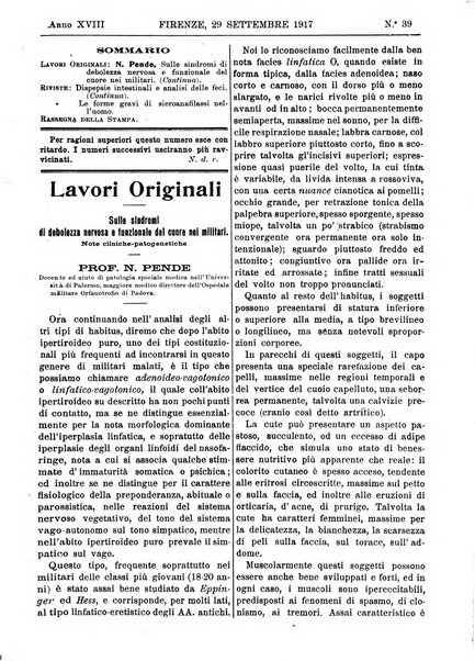 Rivista critica di clinica medica