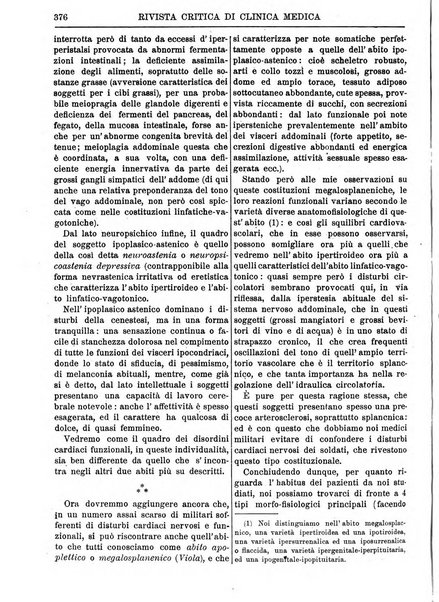 Rivista critica di clinica medica