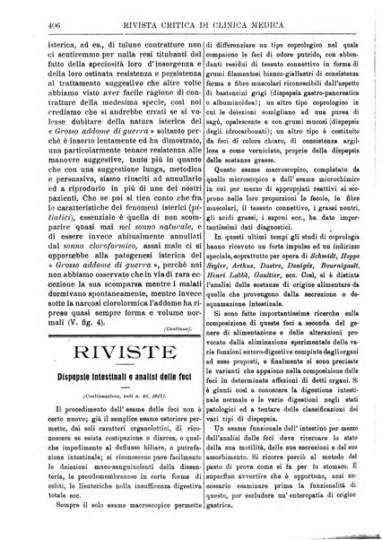 Rivista critica di clinica medica