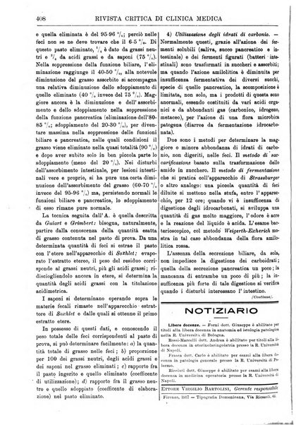 Rivista critica di clinica medica