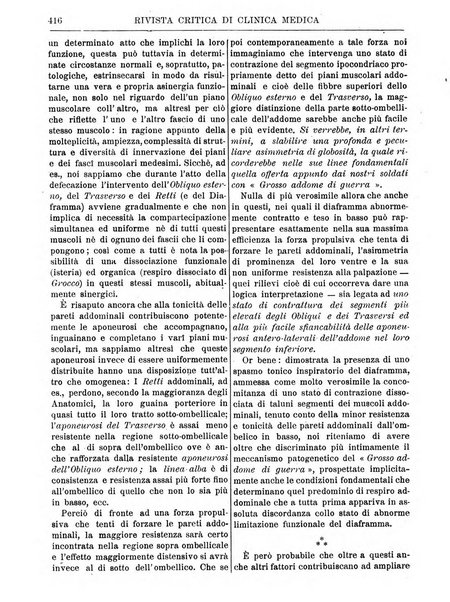 Rivista critica di clinica medica