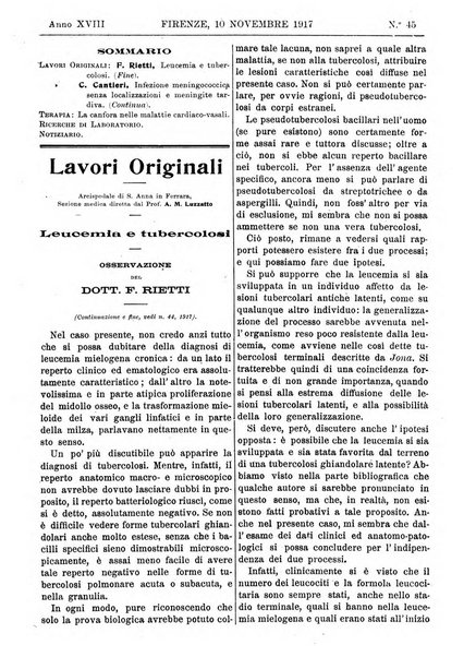 Rivista critica di clinica medica