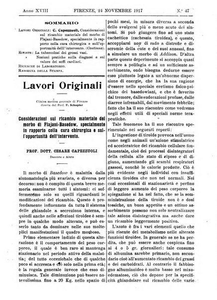 Rivista critica di clinica medica