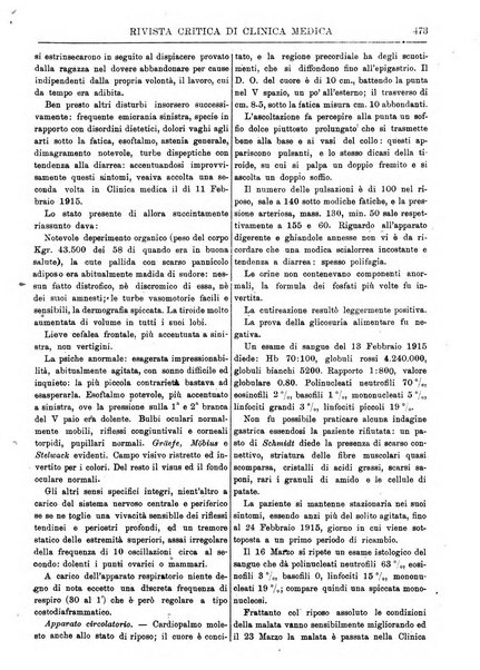 Rivista critica di clinica medica