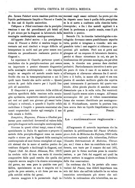 Rivista critica di clinica medica