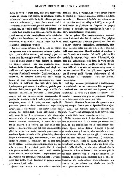 Rivista critica di clinica medica