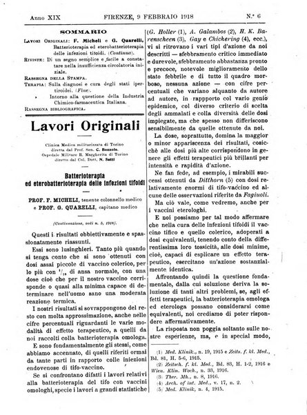 Rivista critica di clinica medica