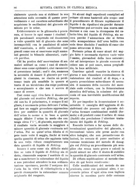 Rivista critica di clinica medica