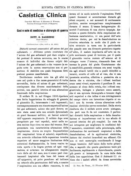 Rivista critica di clinica medica