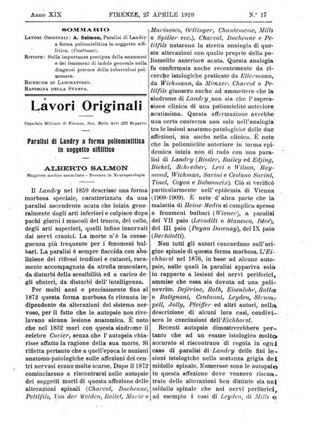 Rivista critica di clinica medica