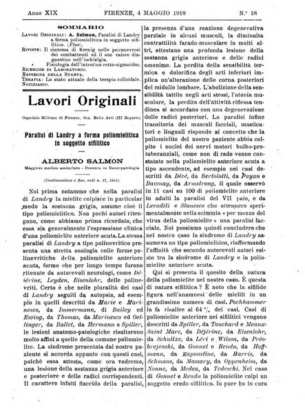 Rivista critica di clinica medica