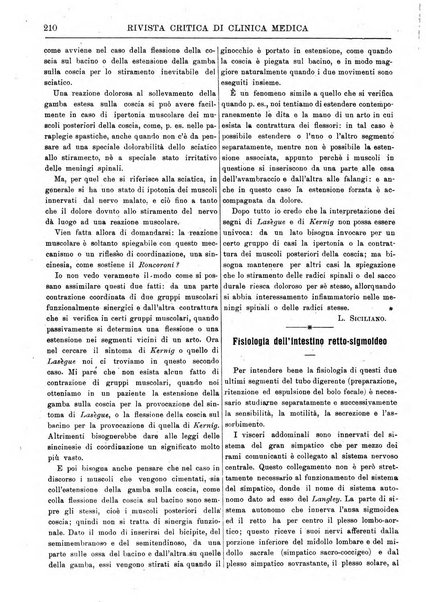 Rivista critica di clinica medica