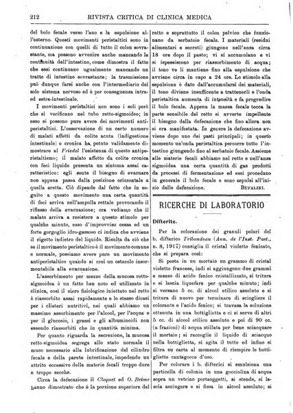 Rivista critica di clinica medica