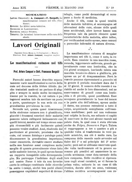 Rivista critica di clinica medica